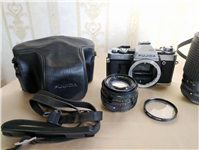 ست دوربین Fujica AX-5 با لنز نرمال و تله